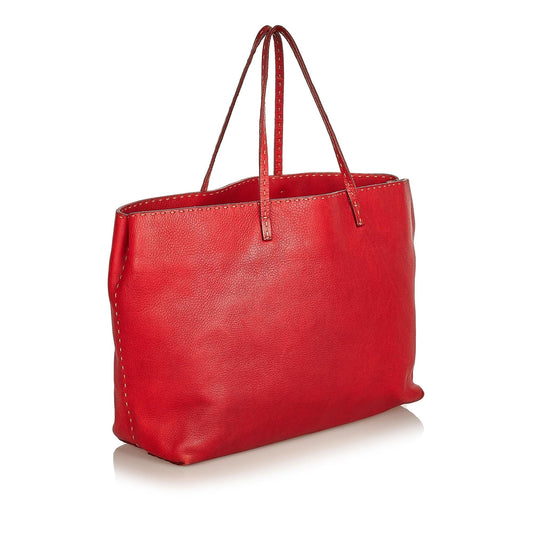 Fendi Selleria Leather Tote Bag (SHG-25660)