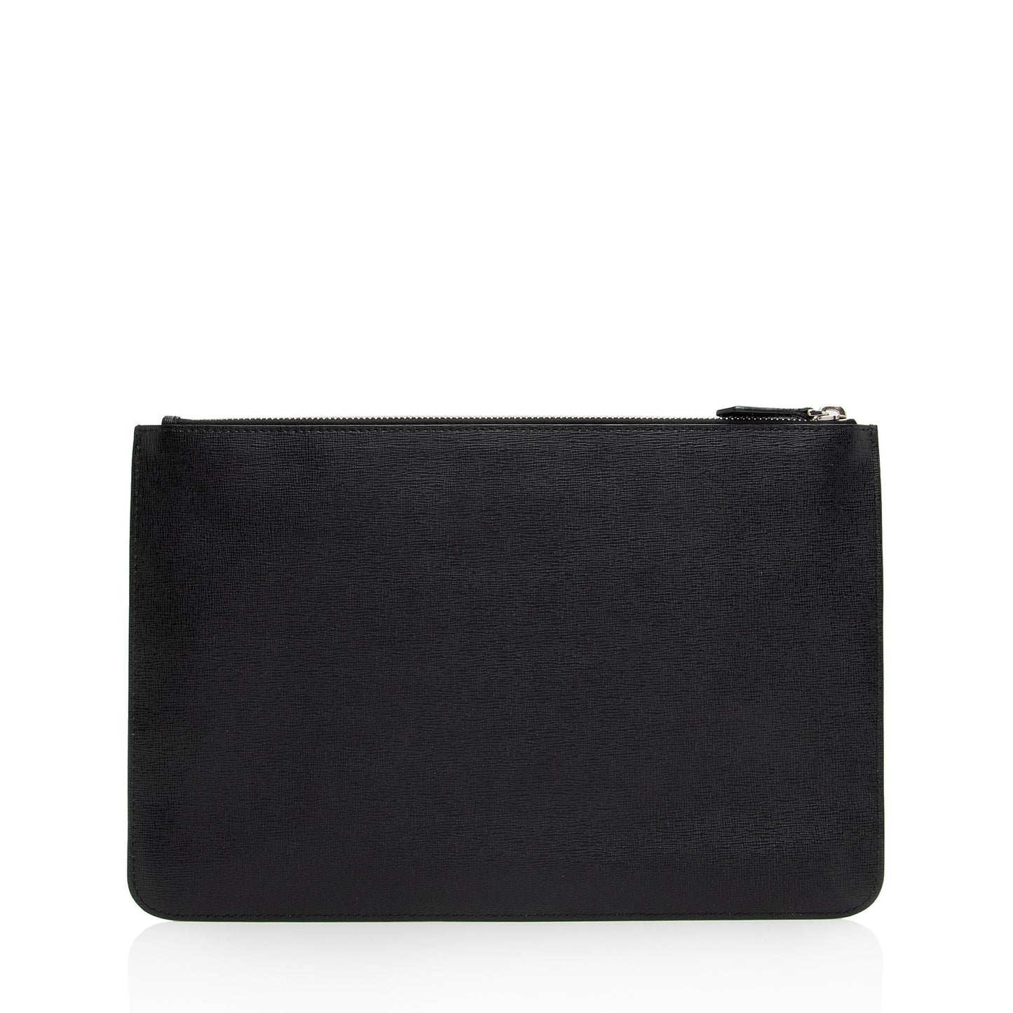 Fendi Studded Leather Mink Karlito Zip Pouch (SHF-Rdhiar)
