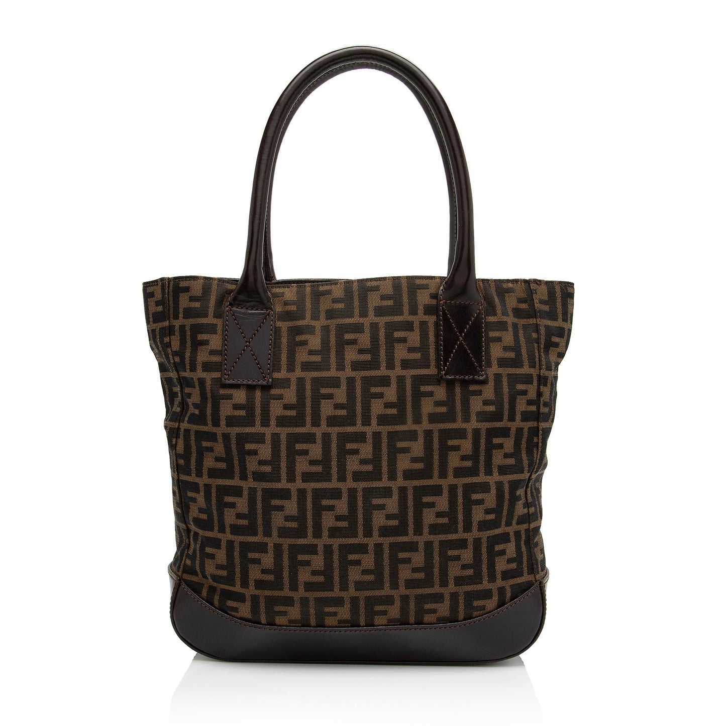 Fendi Vintage Zucca Calfskin Large Tote (SHF-PQx5or)