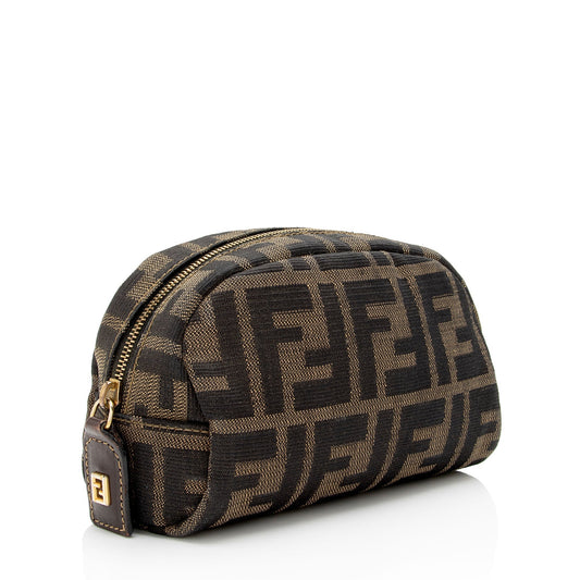 Fendi Vintage Zucca Small Cosmetic Bag (SHF-0emZkm)