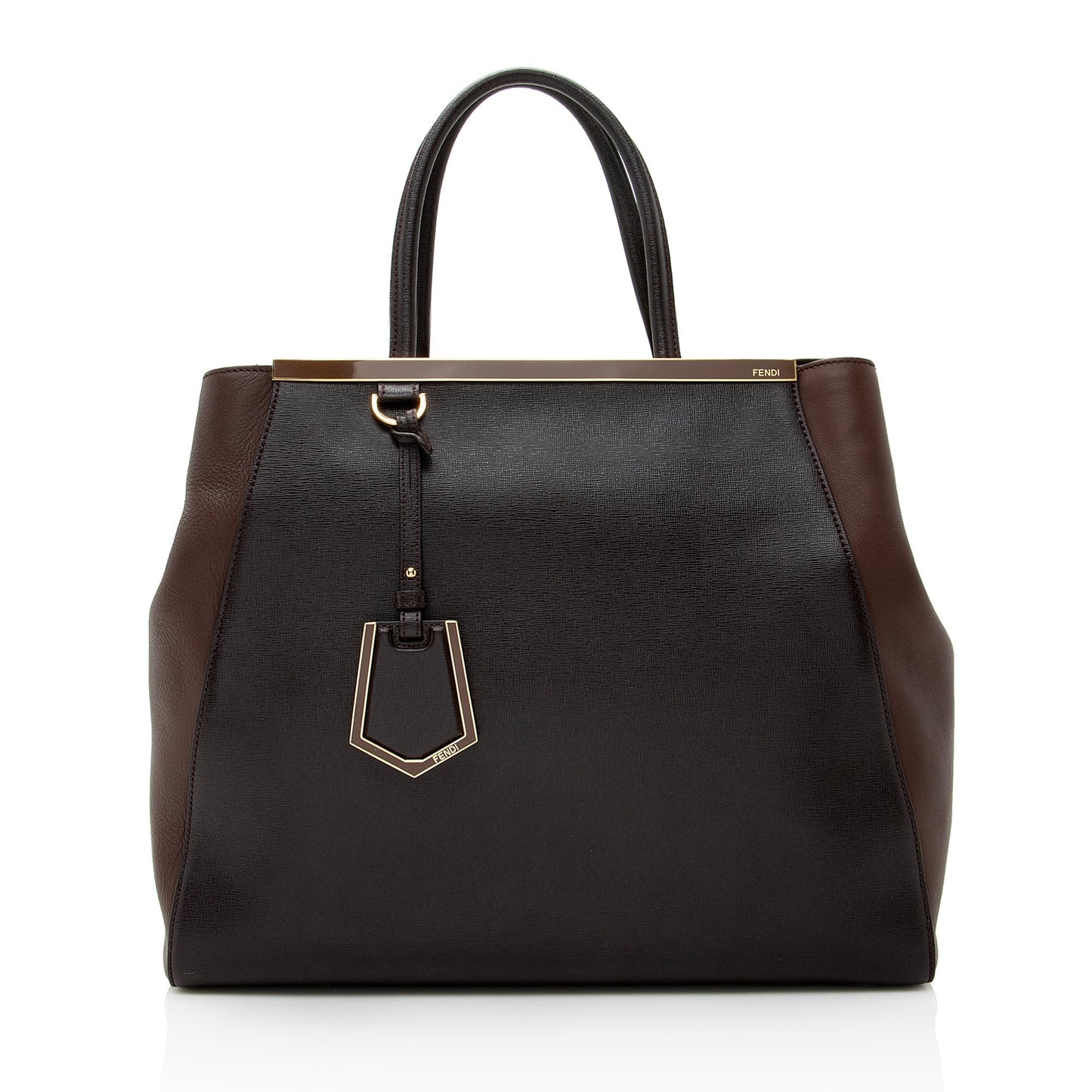 Fendi Vitello Calfskin 2Jours Elite Large Tote (SHF-22596)