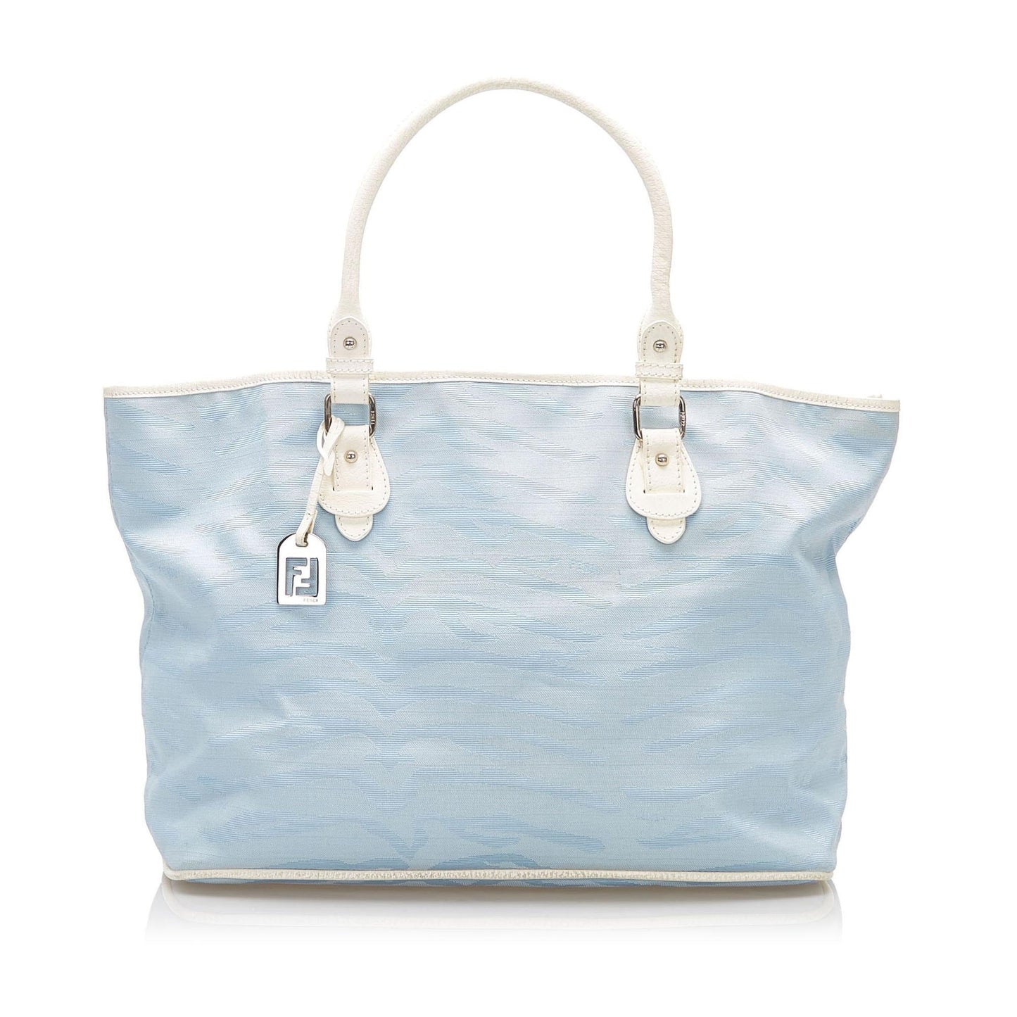 Fendi Zebra Print Canvas Tote Bag (SHG-32381)