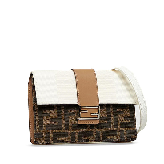 Fendi Zucca Baguette Crossbody (SHG-6TYnoL)