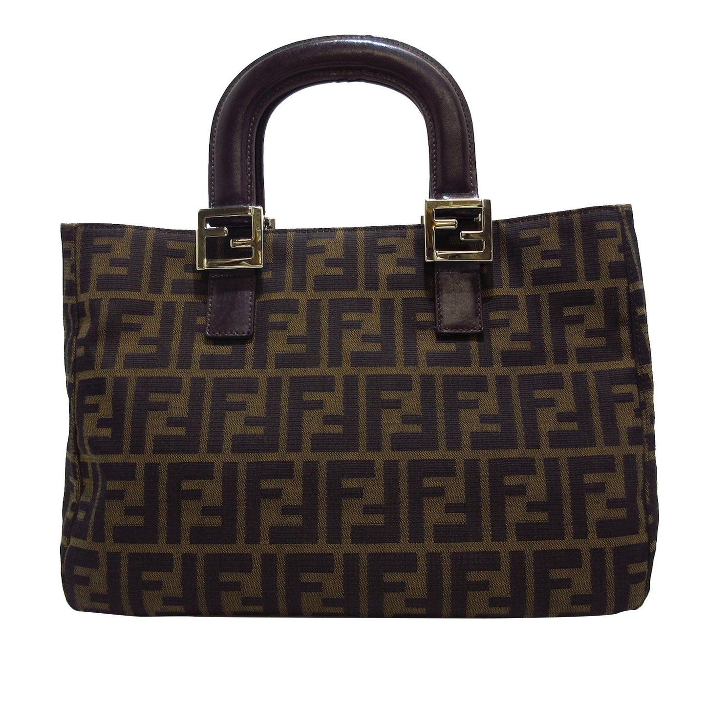 Fendi Zucca Canvas Handbag (SHG-dTO6G7)