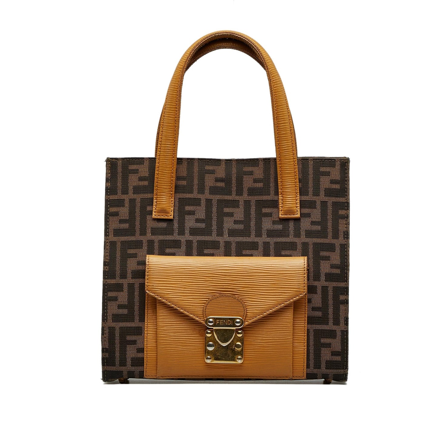 Fendi Zucca Front Pocket Tote (SHG-2HFHzP)