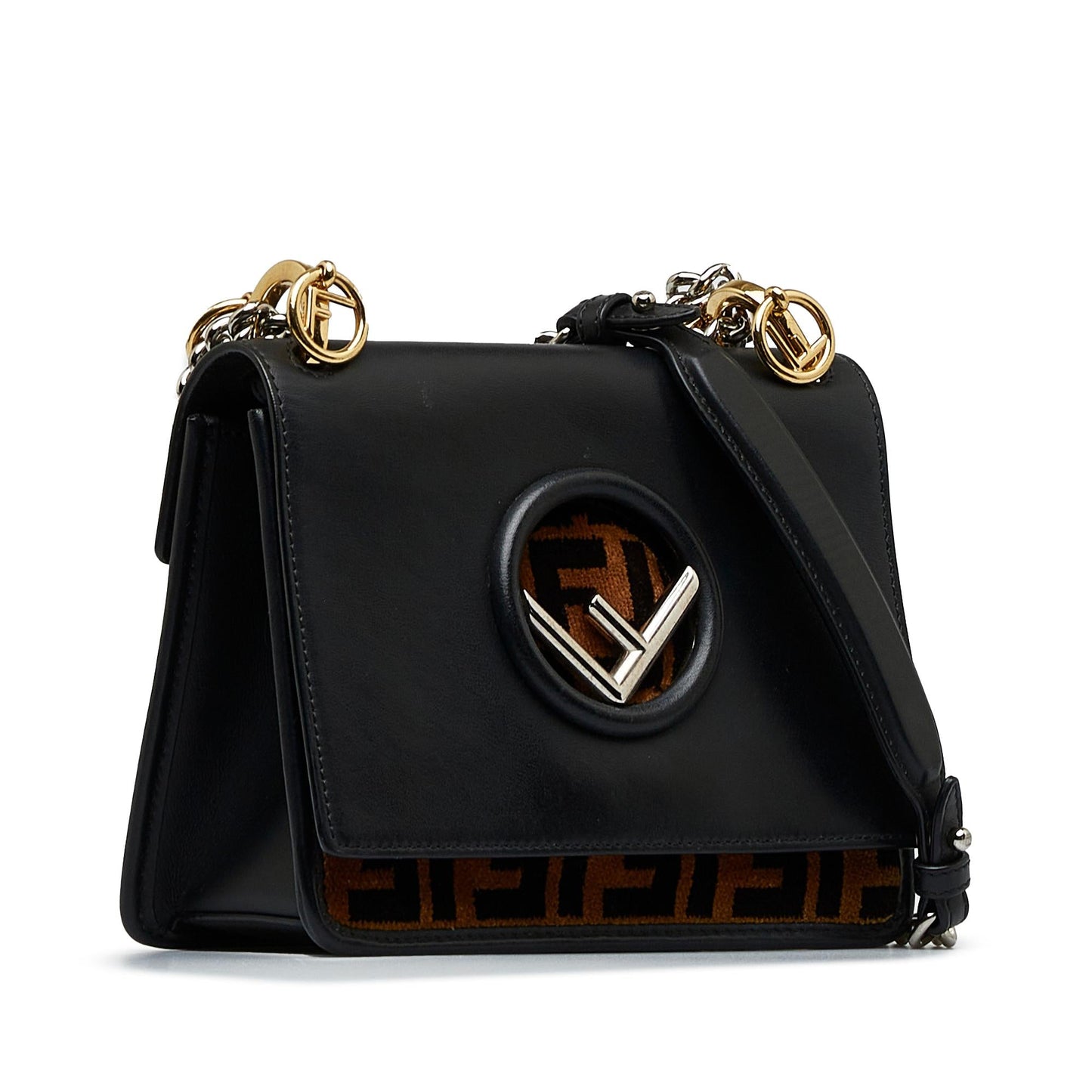 Fendi Zucca Kan I F Crossbody Bag (SHG-q9B7oH)