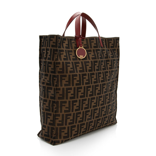 Fendi Zucca Tall Shopping Tote (SHF-LDbLnL)