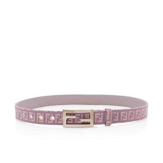 Fendi Zucchino Logo Belt - Size 32 / 80cm (SHF-17928)