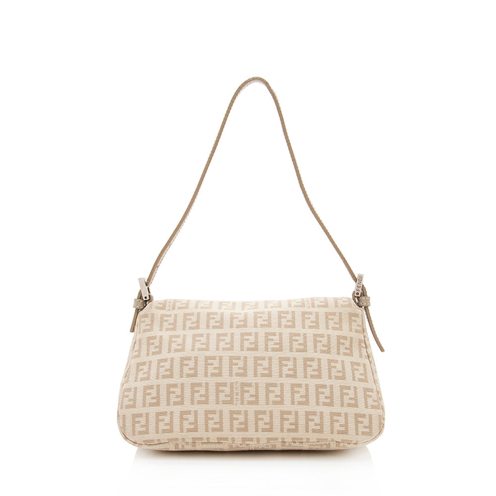 Fendi Zucchino Mini Baguette Bag - FINAL SALE (SHF-19965)