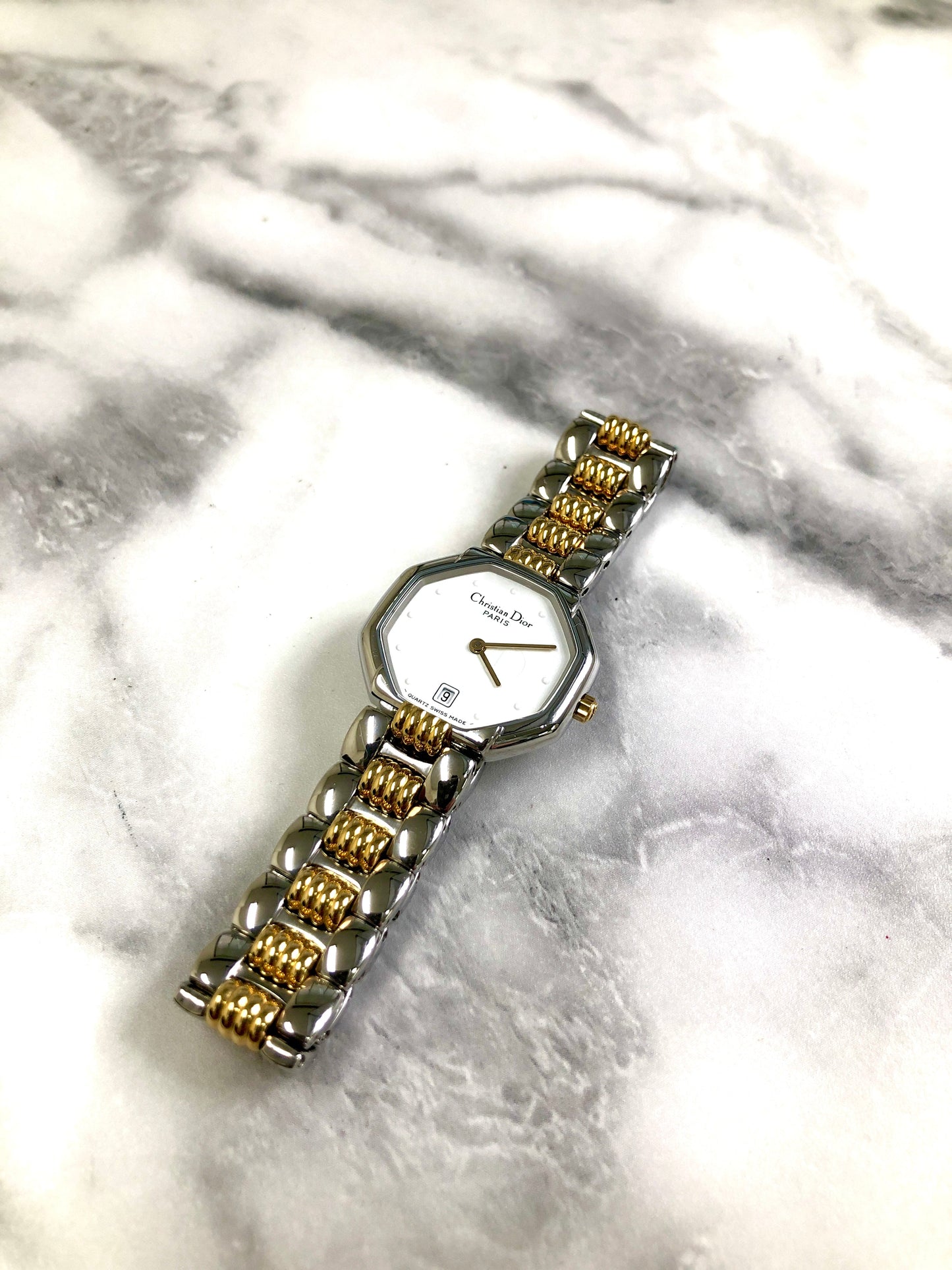 Christian Dior Watch D48-203 Silver Vintage 3umdyw