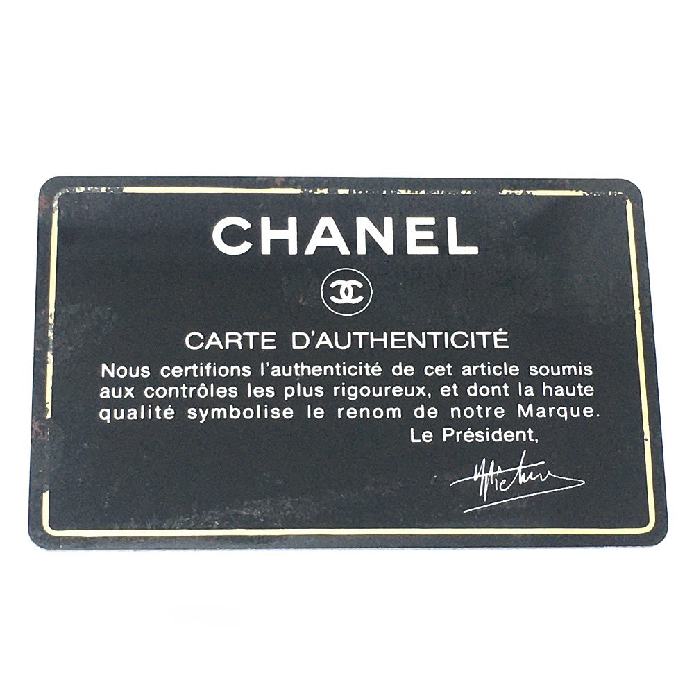 CHANEL Shoulder Bag lambskin black CCCOCO Mark Pochette Women Used