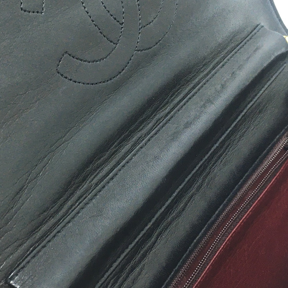 CHANEL Shoulder Bag lambskin black CCCOCO Mark Pochette Women Used