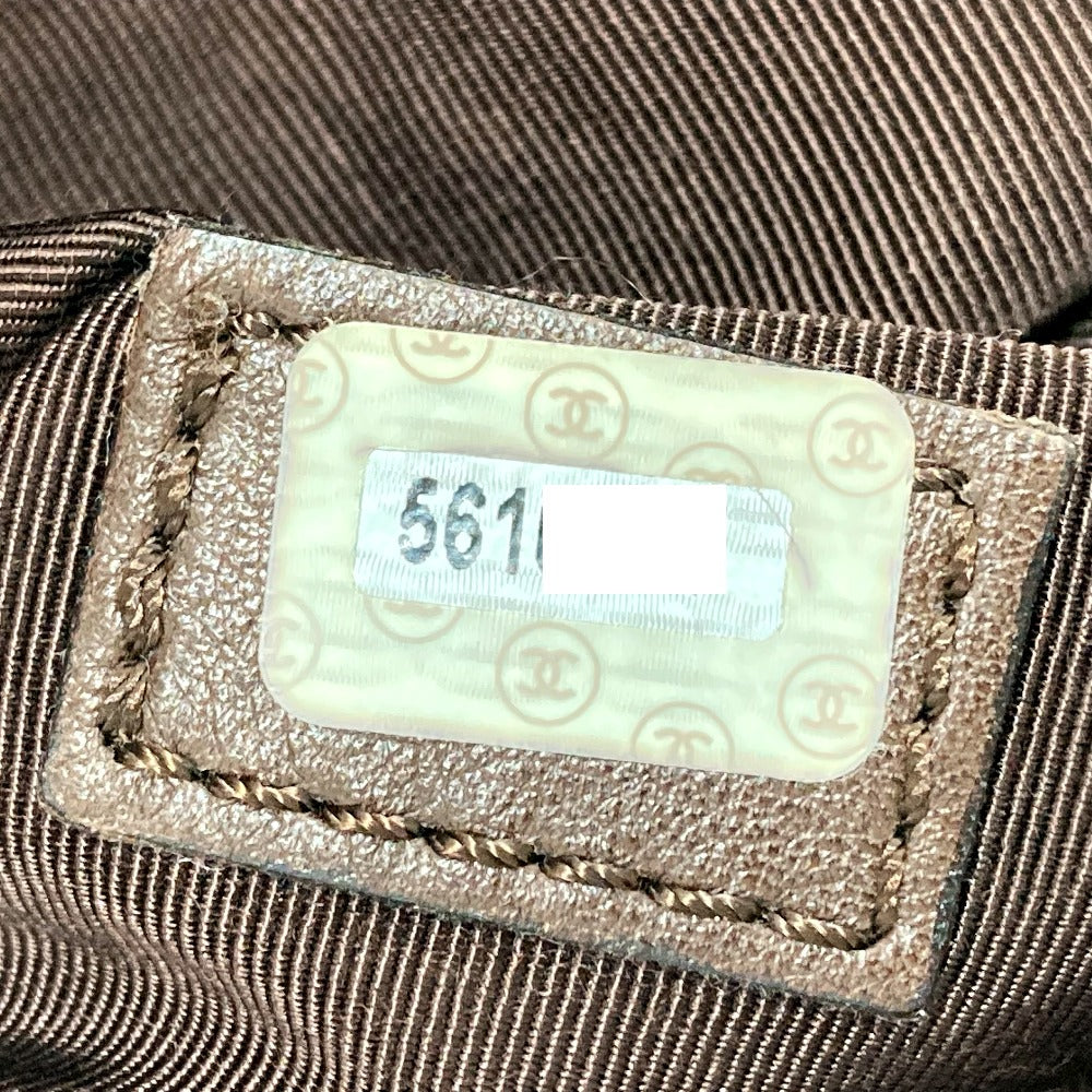 CHANEL Tote Bag Denim / Leather Black denim CC COCO Mark denim Women Used