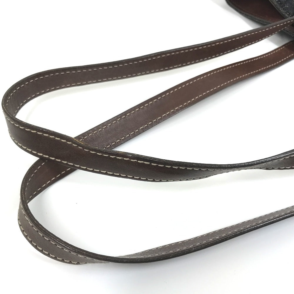 CHANEL Tote Bag Denim / Leather Black denim CC COCO Mark denim Women Used