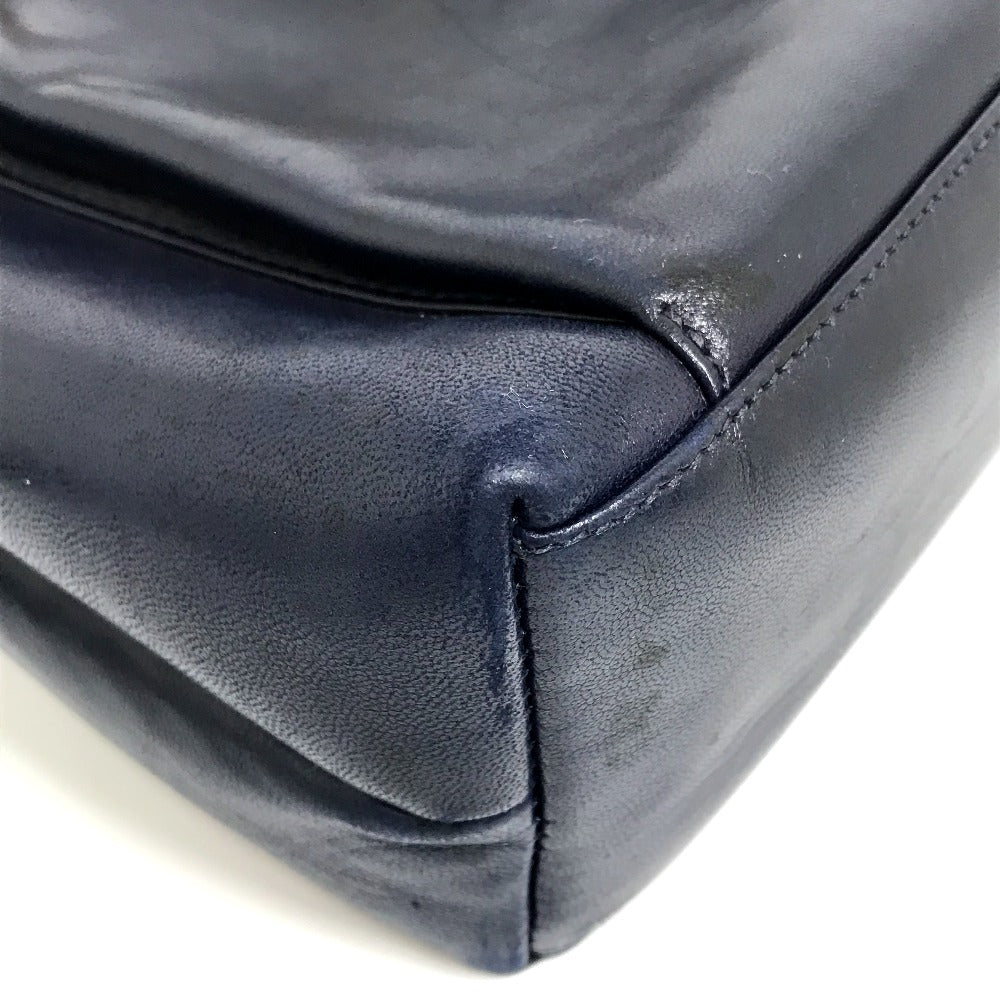 CHANEL Shoulder Bag lambskin Navy CC COCO Mark Coco ball Women Used