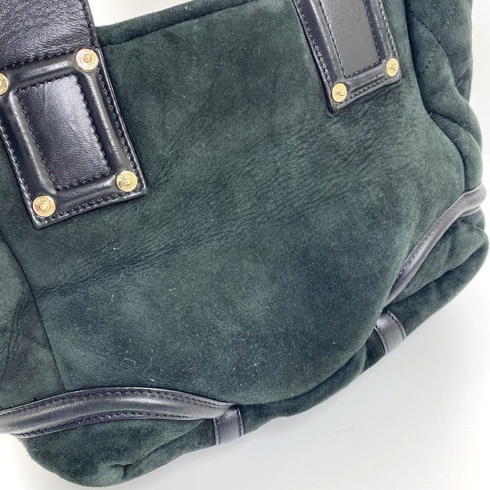 CHANEL Tote Bag Mouton / Leather black CC COCO Mark Cocoko Koon Small Women Used