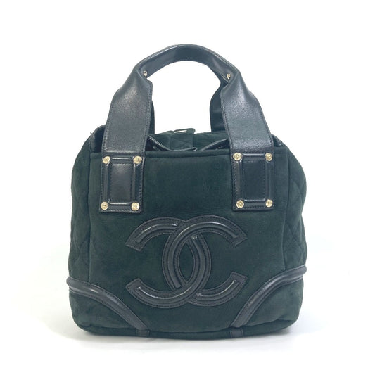 CHANEL Tote Bag Mouton / Leather black CC COCO Mark Cocoko Koon Small Women Used