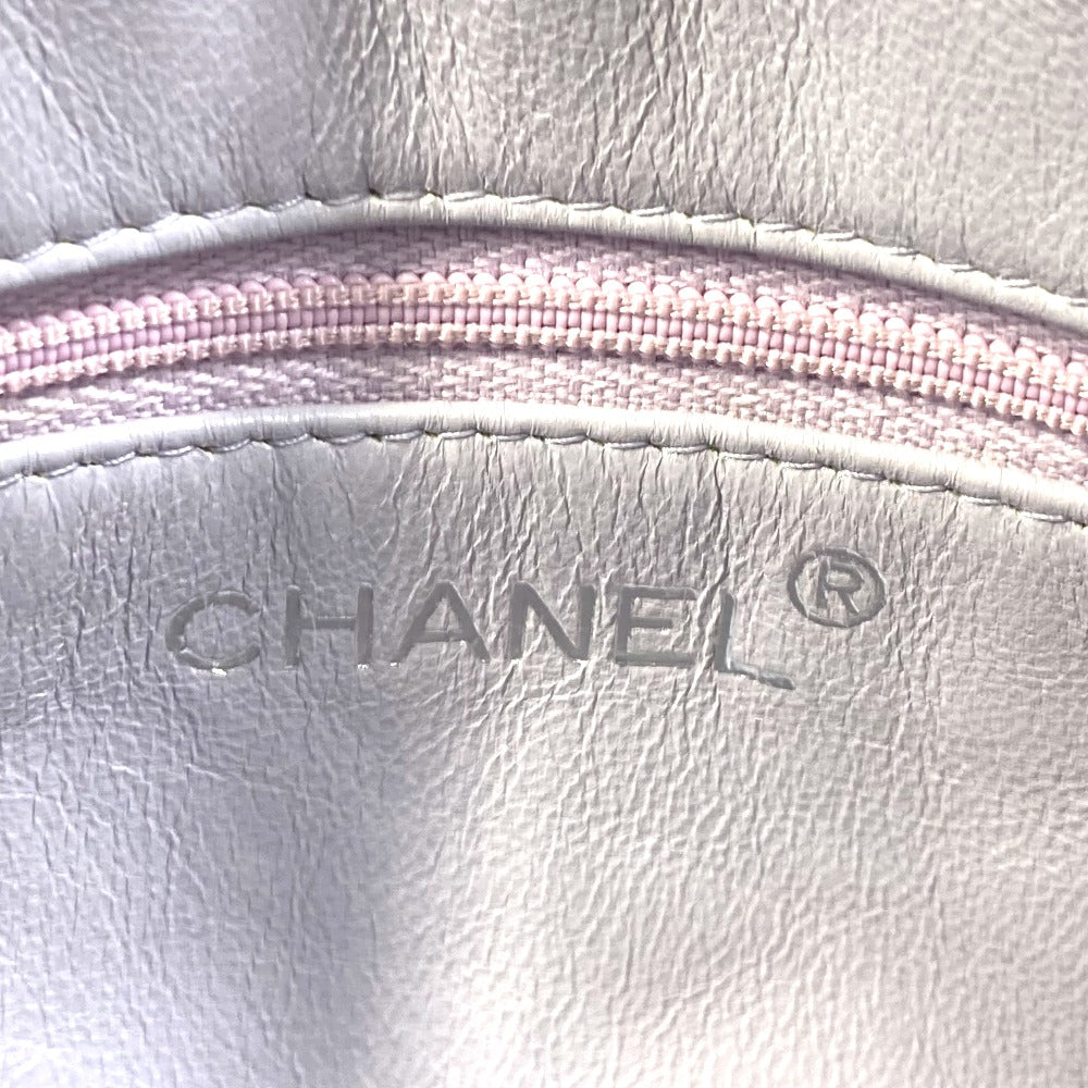 CHANEL Shoulder Bag suede purple CC COCO Mark Crossbody Mini matrasse Women Used