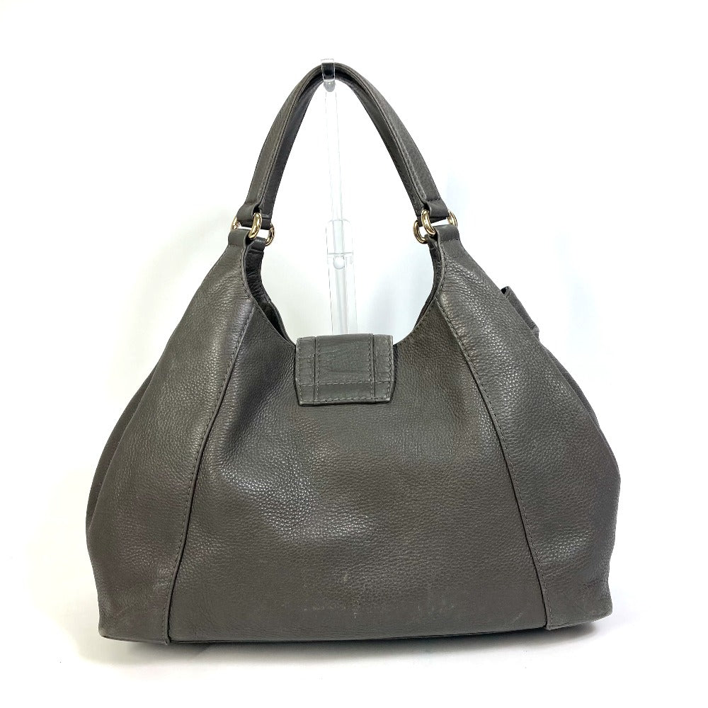 GUCCI Tote Bag 268747 leather Brown D-shaped ring Women Used