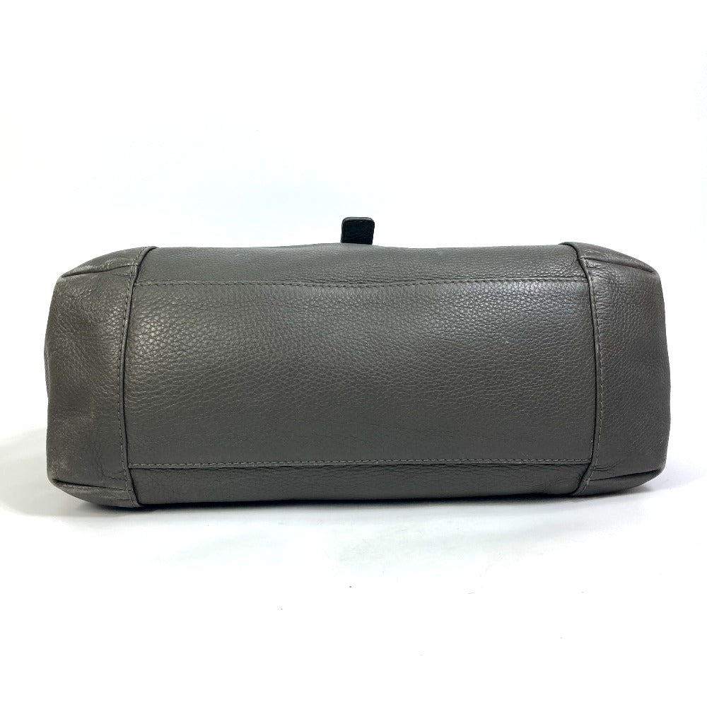 GUCCI Tote Bag 268747 leather Brown D-shaped ring Women Used