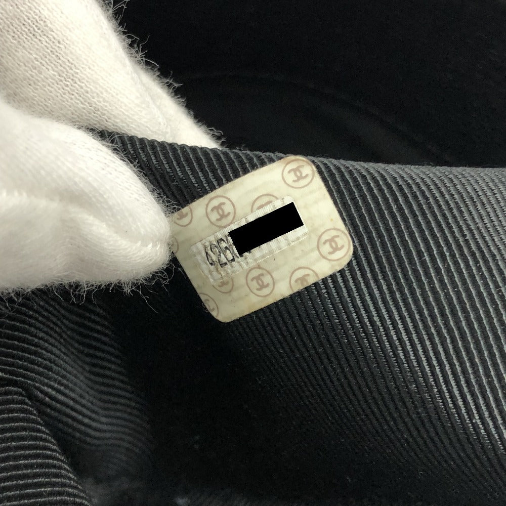 CHANEL Tote Bag Caviar skin black Trip Luco co Square Tote Chain