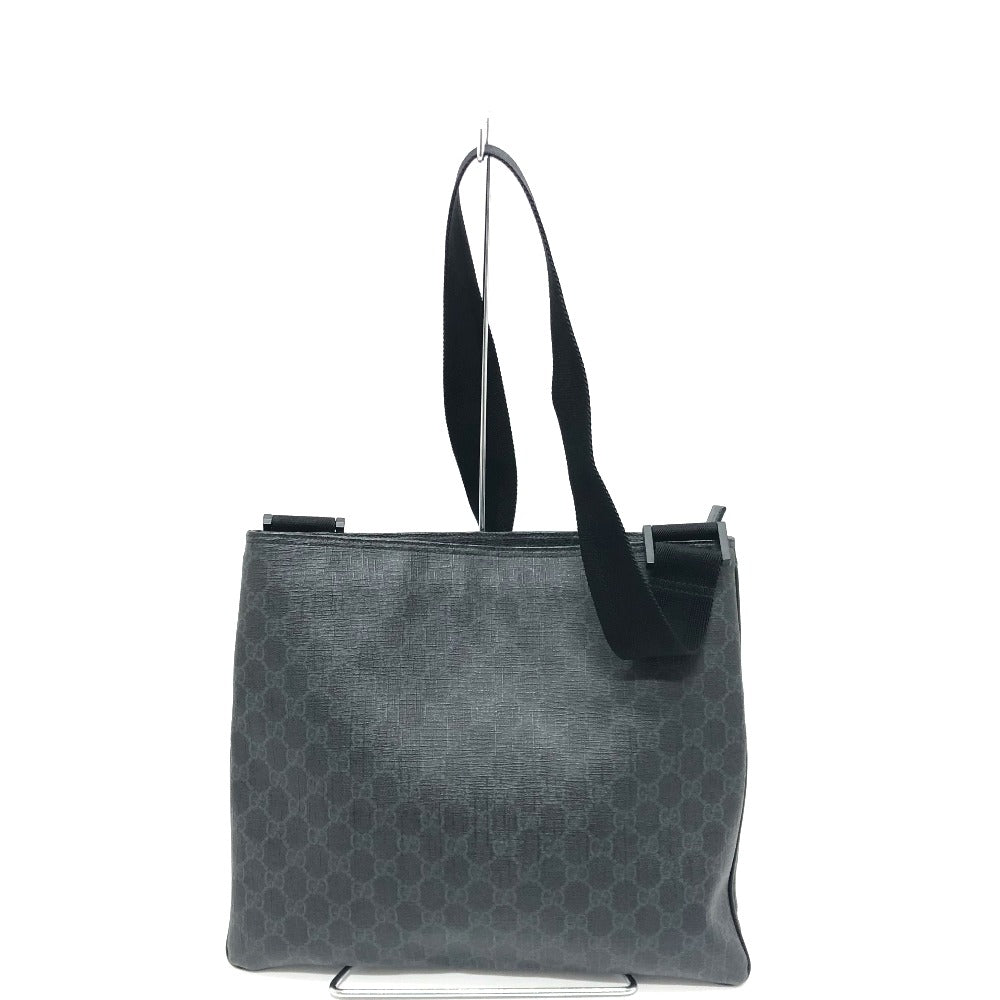 GUCCI Shoulder Bag 162904  GG Supreme Canvas black GG mens Secondhand