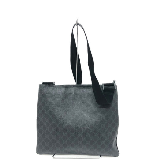 GUCCI Shoulder Bag 162904  GG Supreme Canvas black GG mens Secondhand