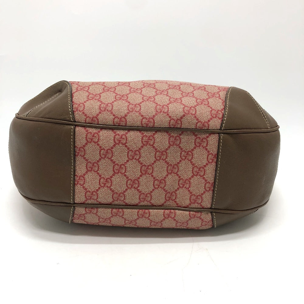 GUCCI Shoulder Bag 309618 GG Supreme Canvas Brown / Red GG hobo/shoulder Women Secondhand