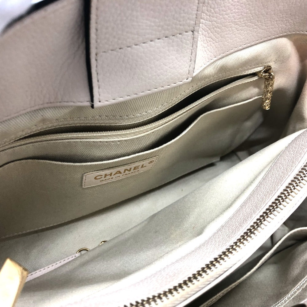 CHANEL Shoulder Bag A69930 leather black CC mark Executive tote Women Used