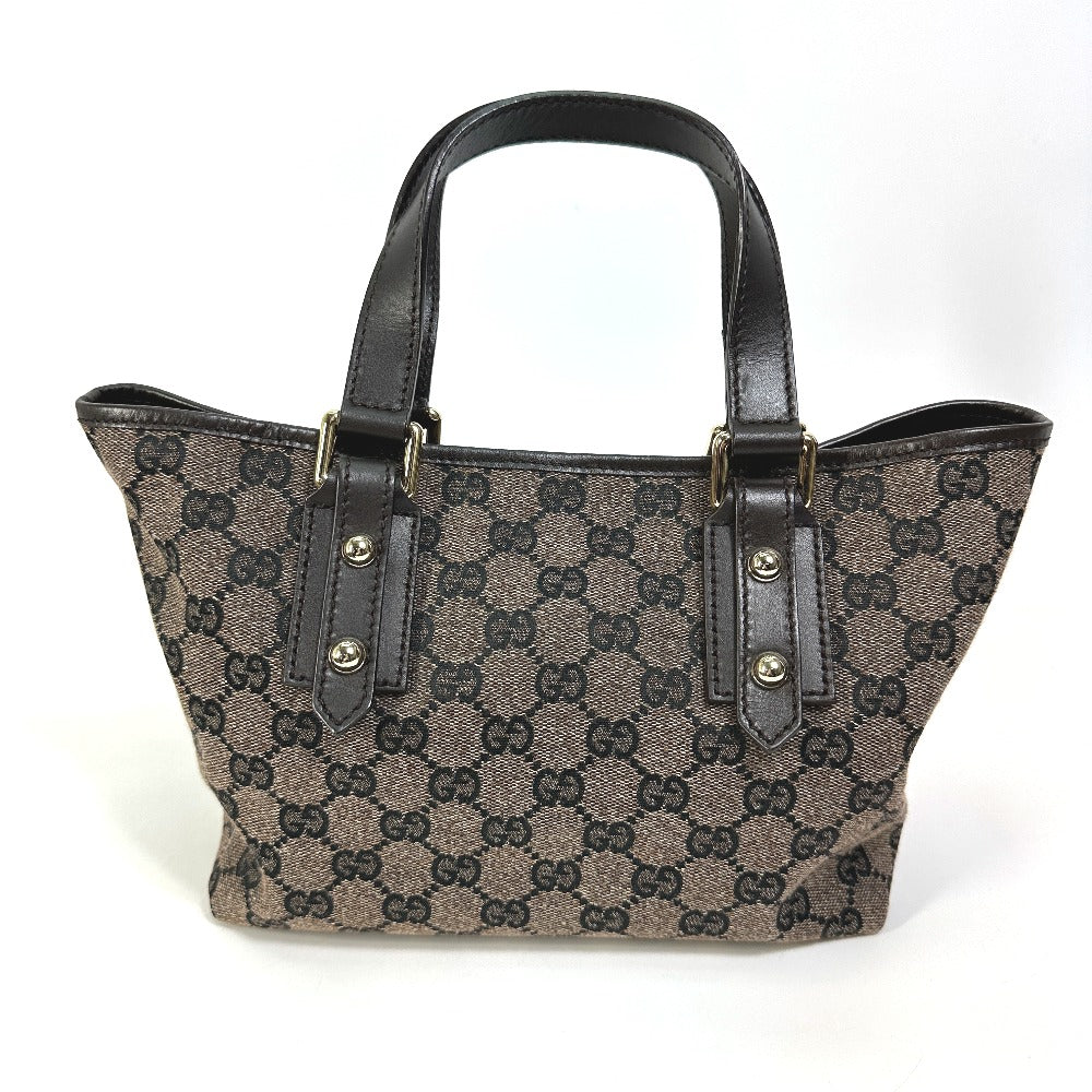 GUCCI Handbag 257249 GG canvas / leather Brown GG Women Secondhand