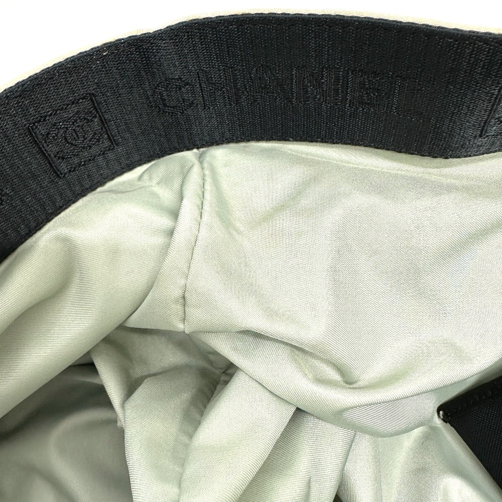 CHANEL Tote Bag Nylon gray COCO Mark High summer Women Used