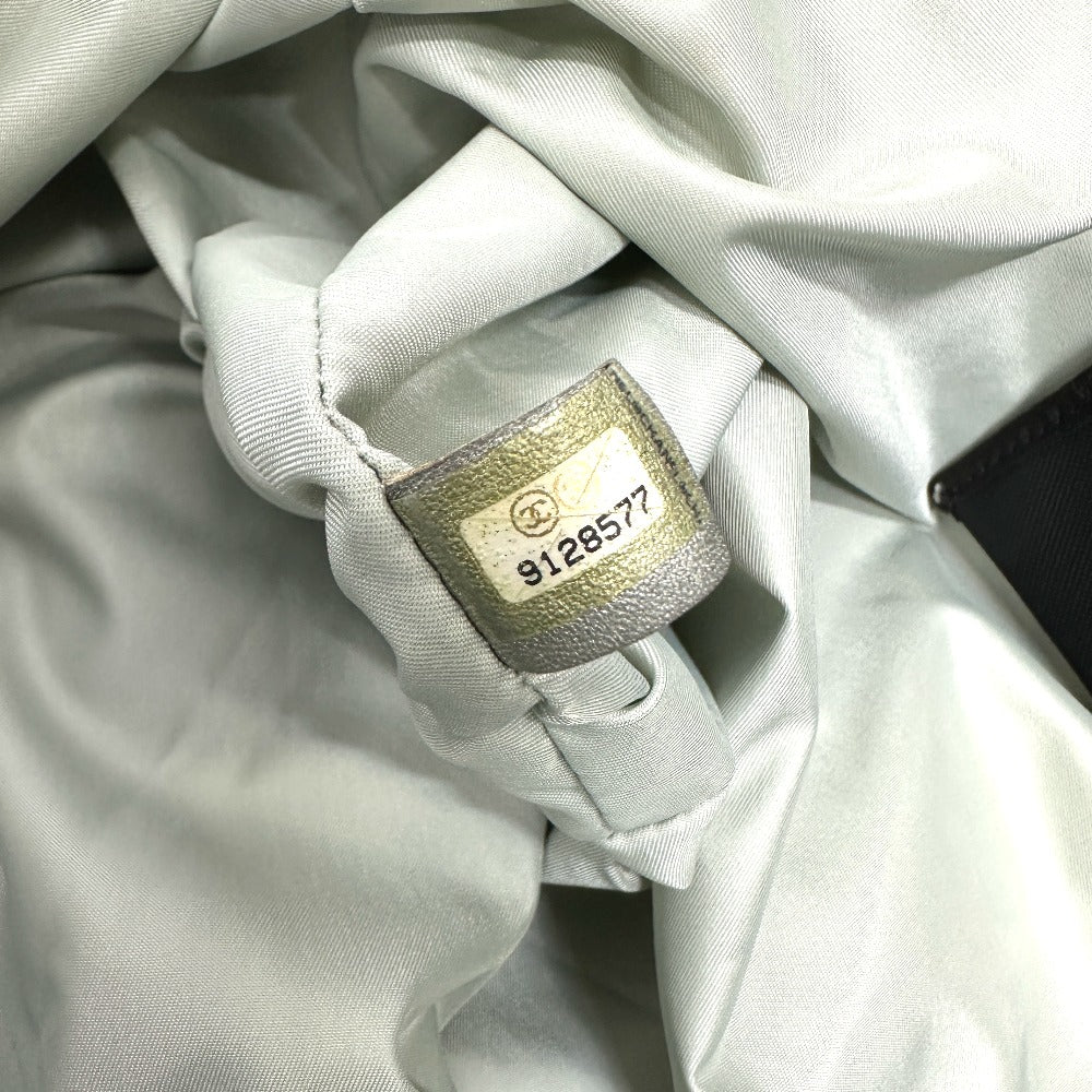 CHANEL Tote Bag Nylon gray COCO Mark High summer Women Used