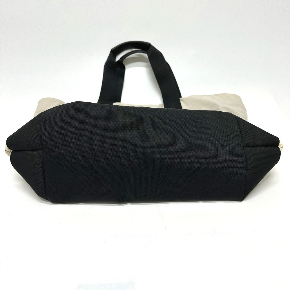 CHANEL Tote Bag Nylon gray COCO Mark High summer Women Used