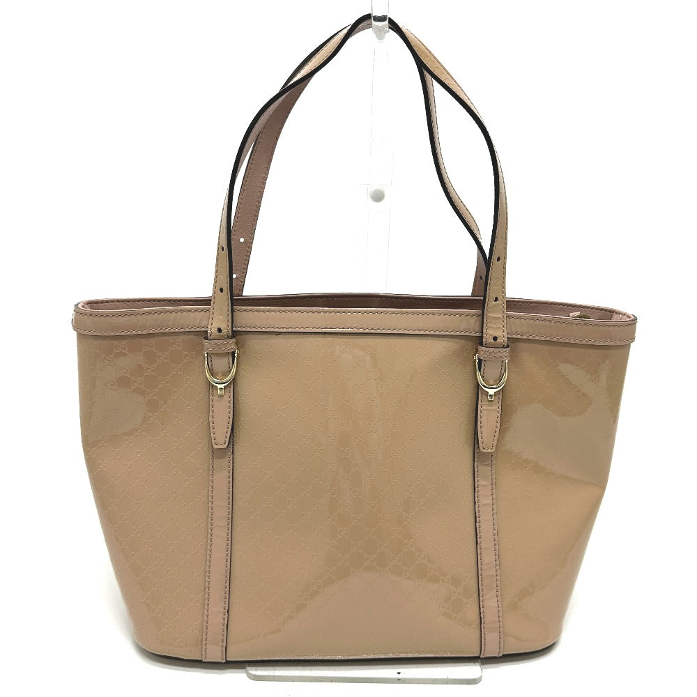 GUCCI Tote Bag 336776 enamel beige Micro GG Women Secondhand
