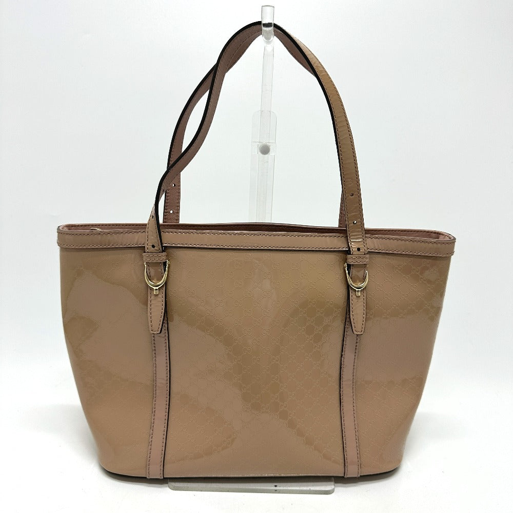 GUCCI Tote Bag 336776 enamel beige Micro GG Women Secondhand