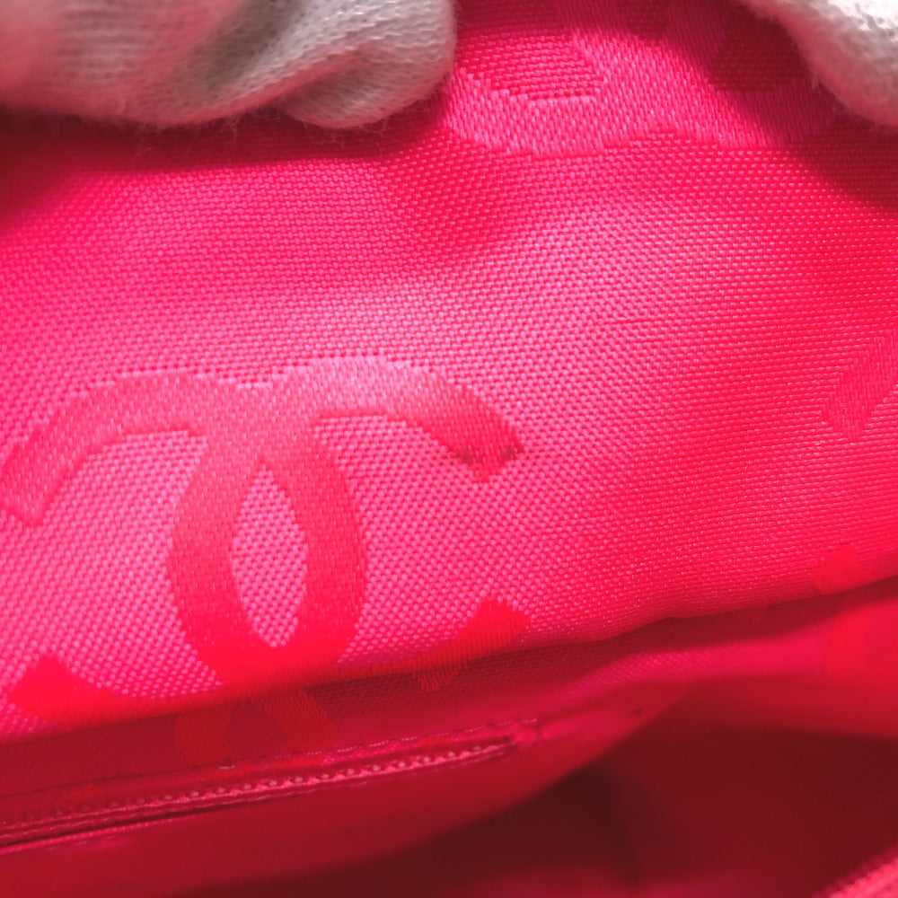 CHANEL Tote Bag tweed Purple type CC COCO Mark Cambon Line Large