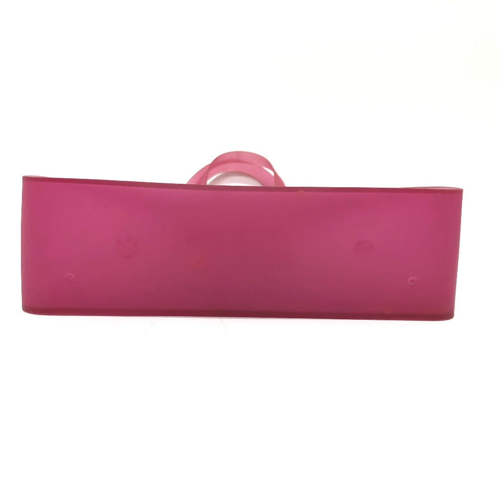 CHANEL Tote Bag rubber purple logo COCO Mark Women Used