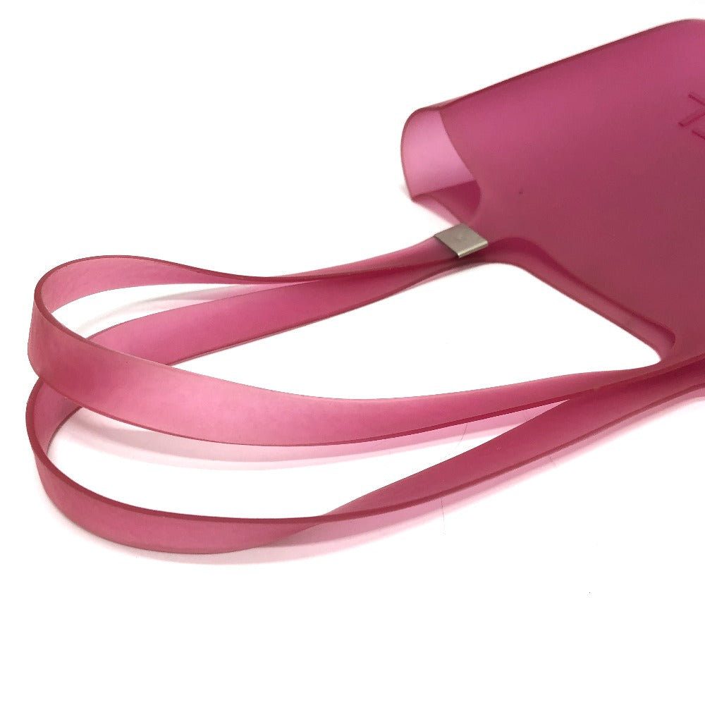 CHANEL Tote Bag rubber purple logo COCO Mark Women Used