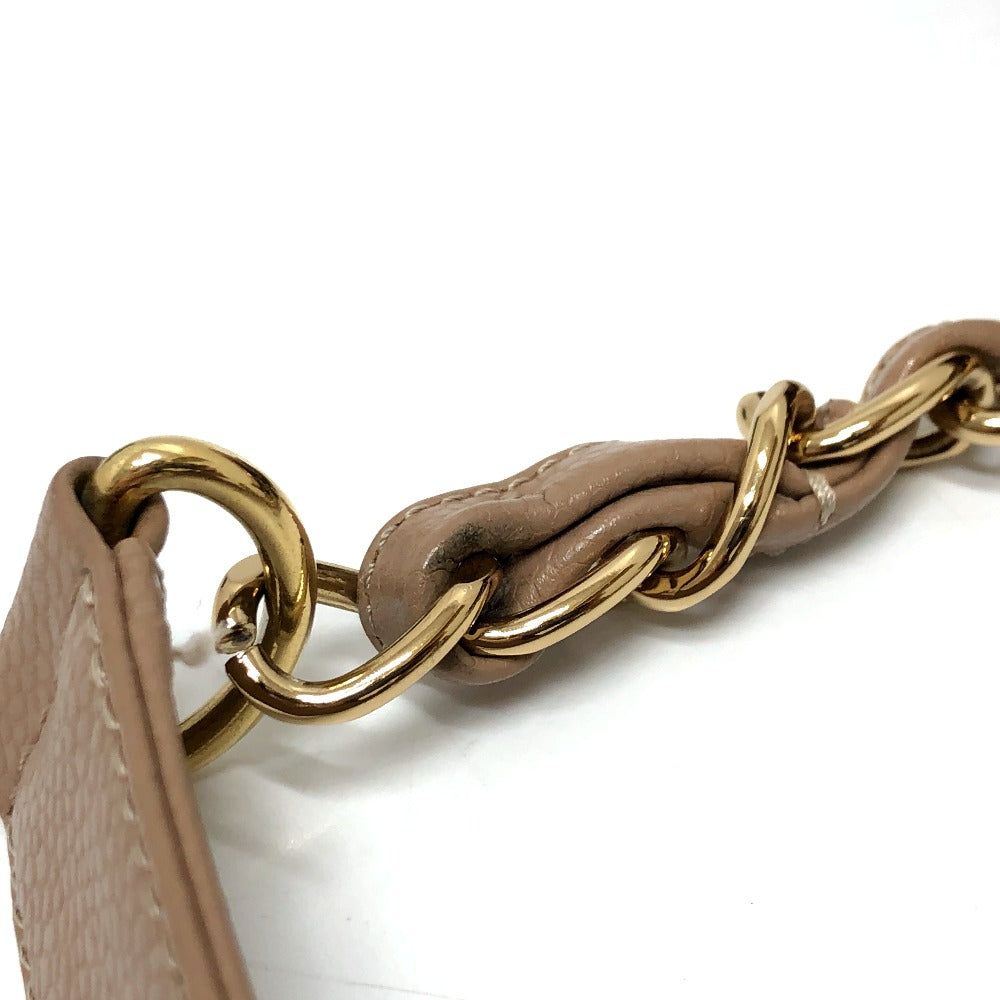 CHANEL Shoulder Bag Caviar skin beige Tote Bag Decacoco CC COCO Mark Matelasse Women Used