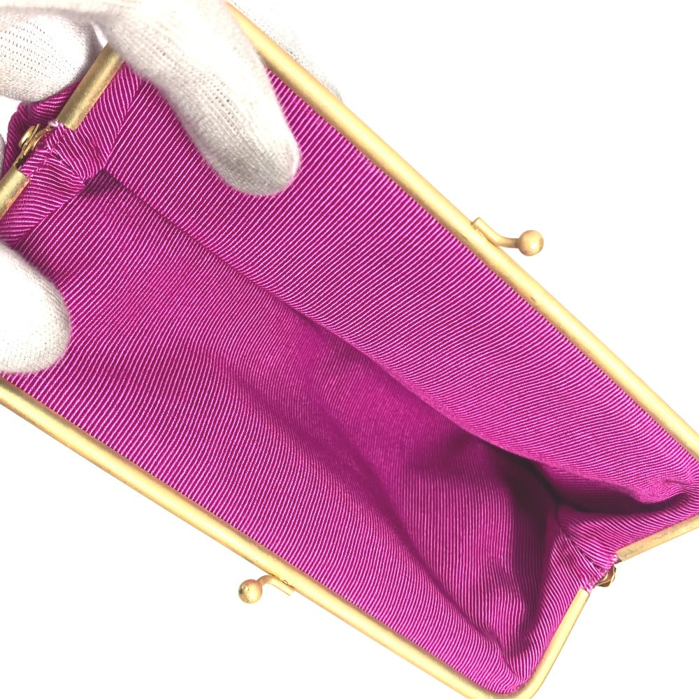 CHANEL Shoulder Bag cotton pink vintage quilting