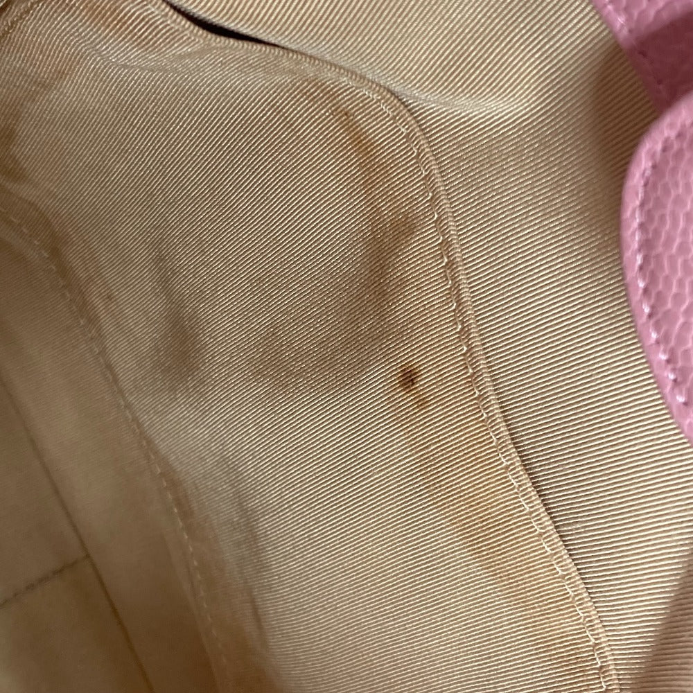 CHANEL Shoulder Bag A50994  Caviar skin pink Chain Matelasse PST Tote