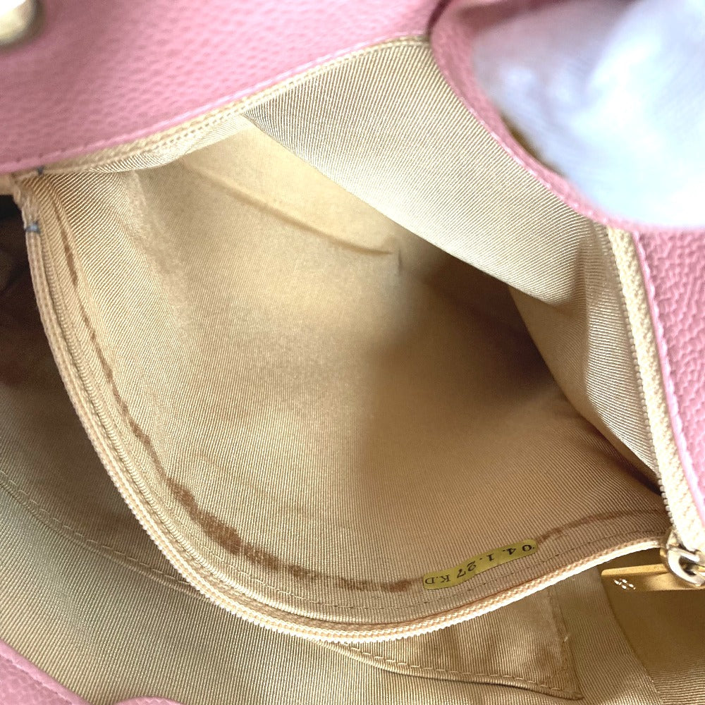 CHANEL Shoulder Bag A50994  Caviar skin pink Chain Matelasse PST Tote