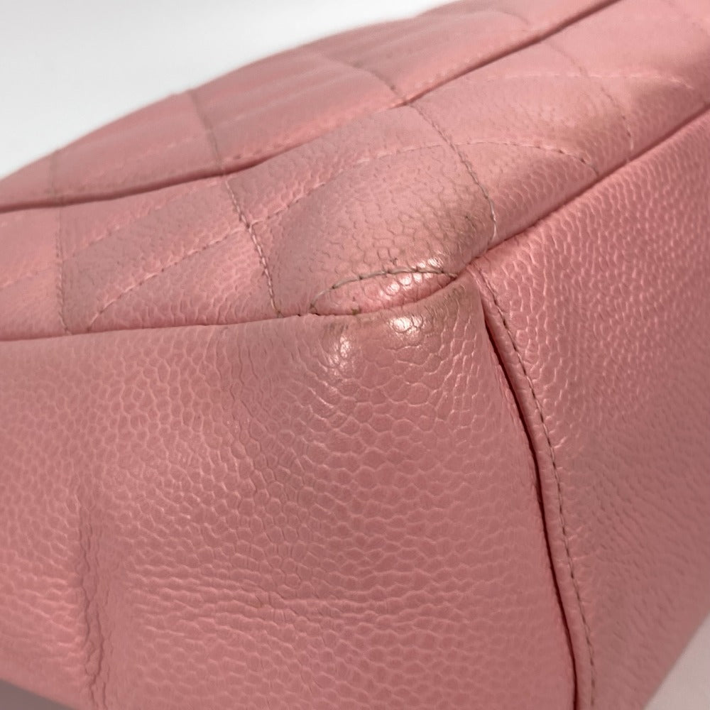 CHANEL Shoulder Bag A50994  Caviar skin pink Chain Matelasse PST Tote