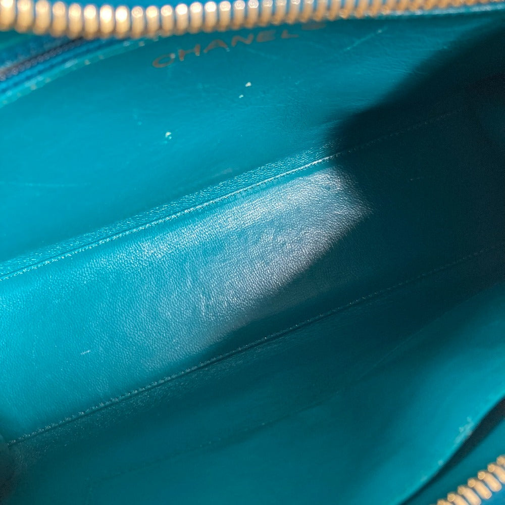 CHANEL Shoulder Bag Caviar skin Green type Bag Tote Bag CC COCO Mark