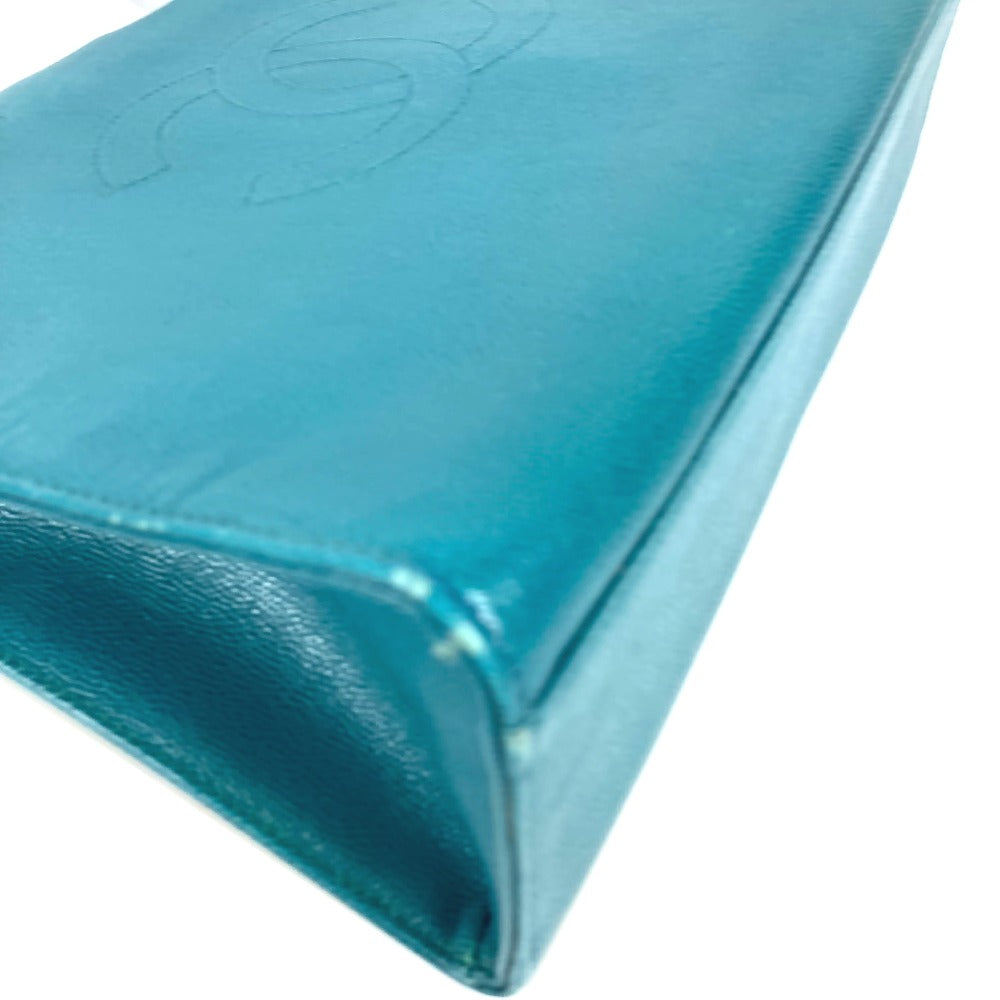 CHANEL Shoulder Bag Caviar skin Green type Bag Tote Bag CC COCO Mark