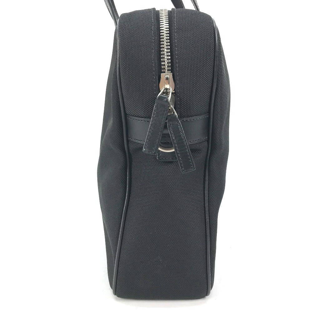 GUCCI Tote Bag 630922 Leather / canvas black Sherry line Business bag Women Used