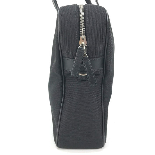 GUCCI Tote Bag 630922 Leather / canvas black Sherry line Business bag Women Used