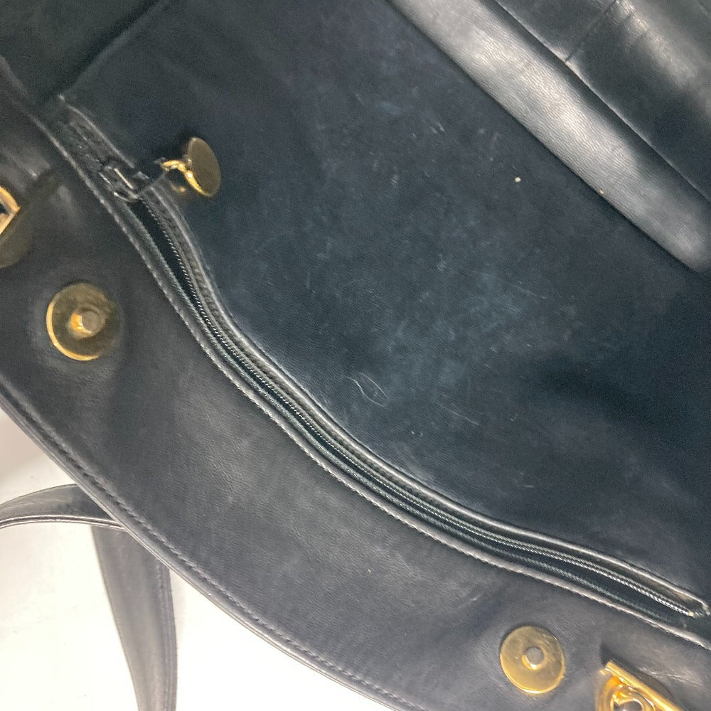 CHANEL Shoulder Bag lambskin black vintage CC COCO Mark Women Used