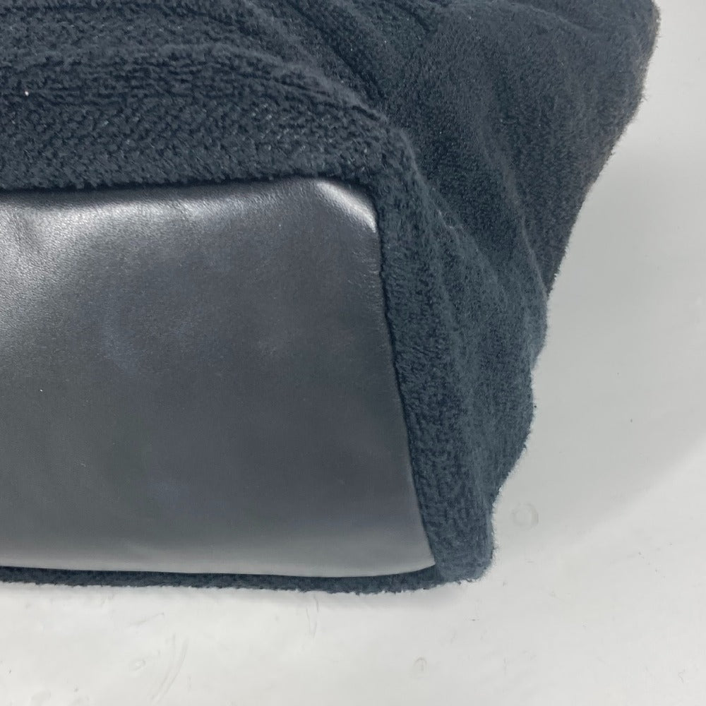 CHANEL Shoulder Bag Cotton, Leather black America CC COCO Mark Women Used