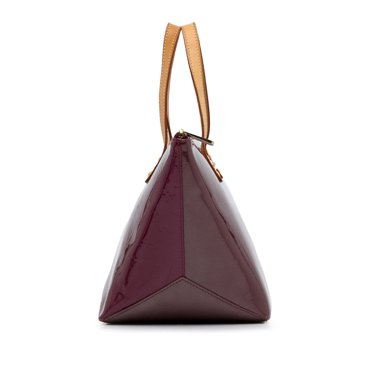 Purple Louis Vuitton Monogram Vernis Bellevue PM Handbag